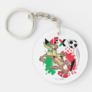 WILE E. COYOTE™ Team Mexico Soccer Graphic Keychain