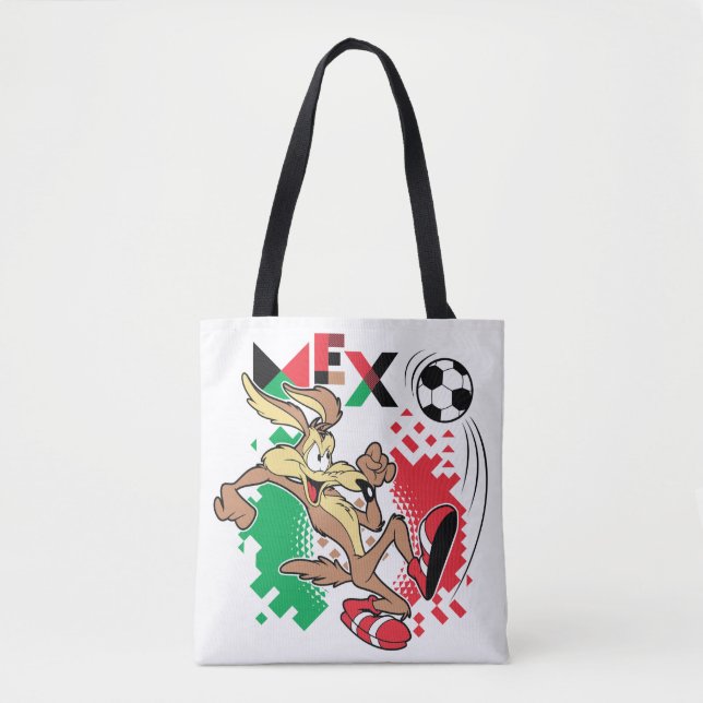 WILE E. COYOTE™ Team Mexico Soccer Graphic Tote Bag (Front)