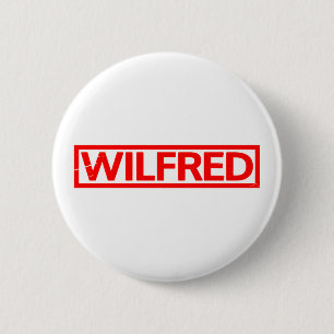 Wilfred Stamp 2 Inch Round Button