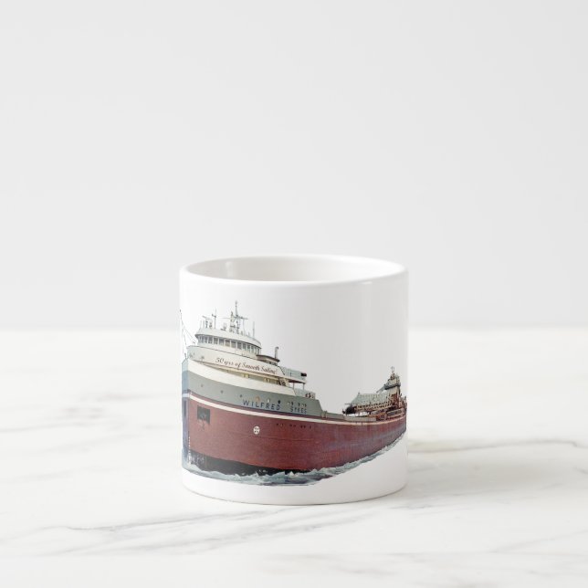 Wilfred Sykes cutout espresso mug (Front)