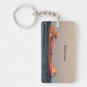 Wilfred Sykes rectangle acrylic key chain