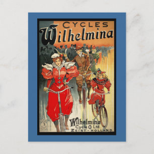 Wilhamena Cycles Postcard