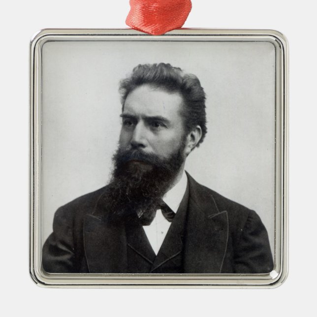 Wilhelm Rontgen Metal Ornament (Front)