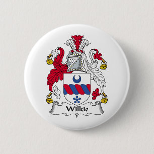 Wilkie Family Crest 2 Inch Round Button