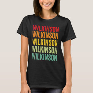 Wilkinson County Georgia Rainbow Text Design T-Shirt