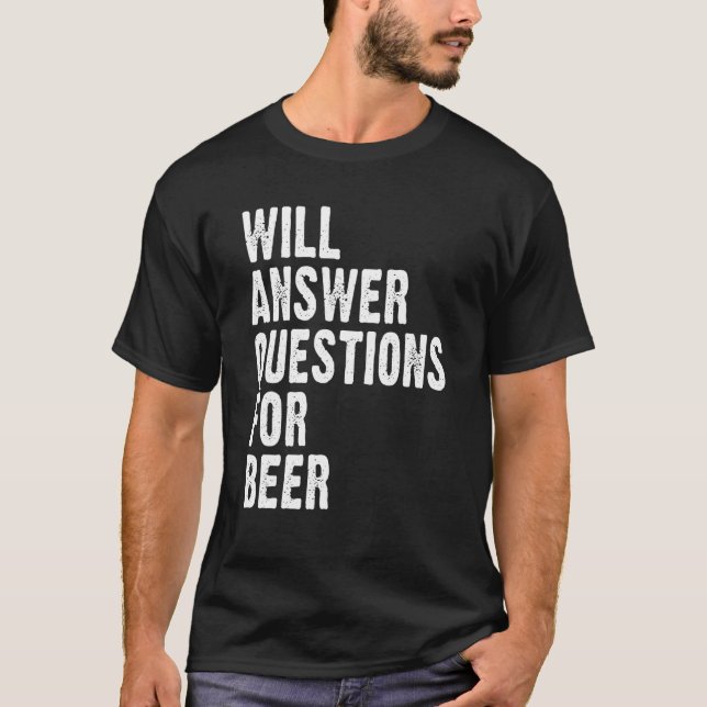 Will Answer Questions For Beer Pub Quiz Legend Tri T-Shirt (Front)