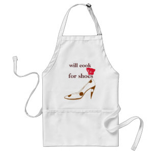 Will Cook for Cute High Heels Standard Apron