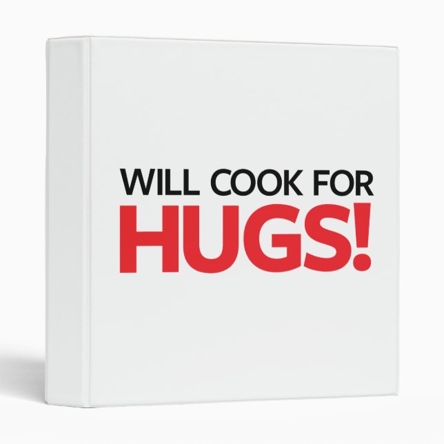 Will Cook for Hugs Binder (Front/Spine)