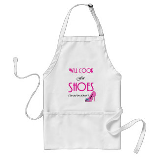Will Cook For Shoes Standard Apron