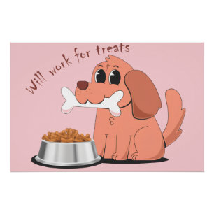 Will do any trick for treats poster