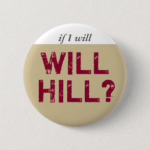 Will Hill grey plum 2 Inch Round Button