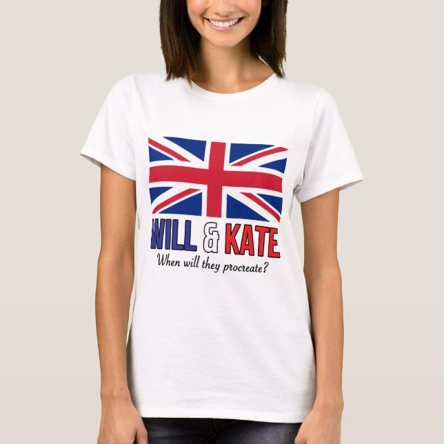 Will & Kate T-Shirt (Front)