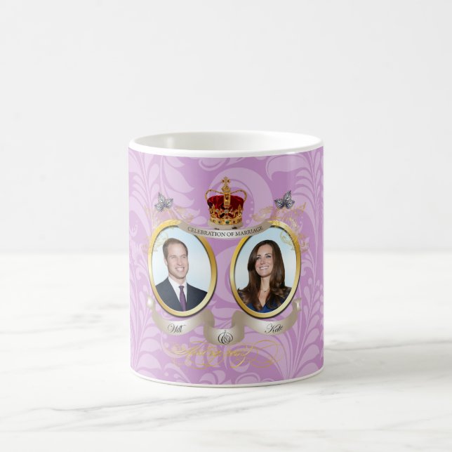 Will+Kate wedding, DIY Colour!! Coffee Mug (Center)