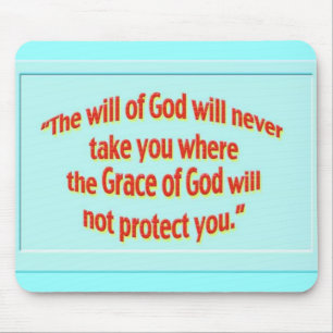 will of God sticker 1 Mouse Pad