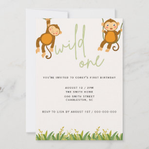 WILL ONE First Birthday Invitation