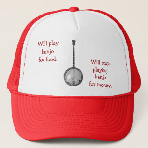Will play banjo for food Hat