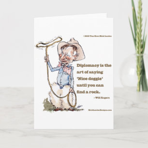 Will Rogers & Quote Card