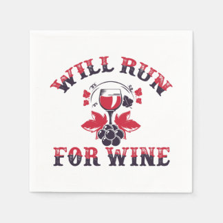 Will run for wine napkin