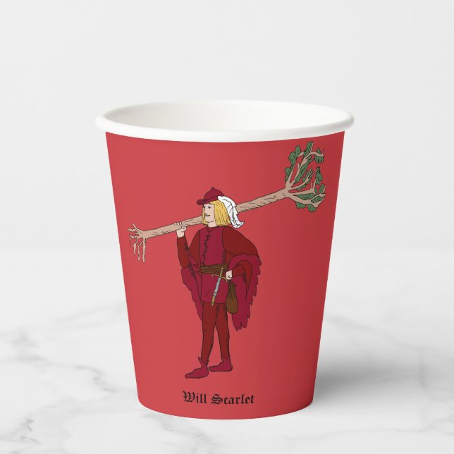 Will Scarlet Paper Cup (Front)