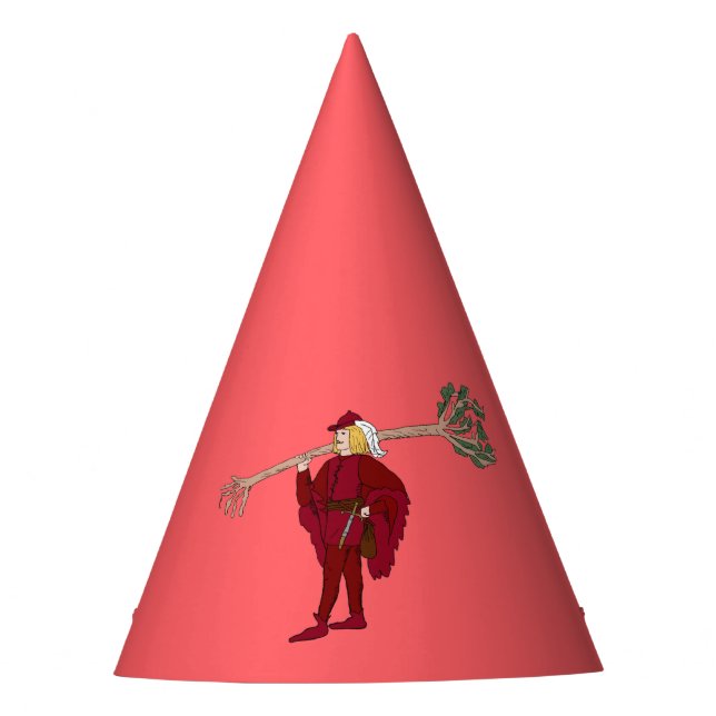 Will Scarlet Party Hat (Front)