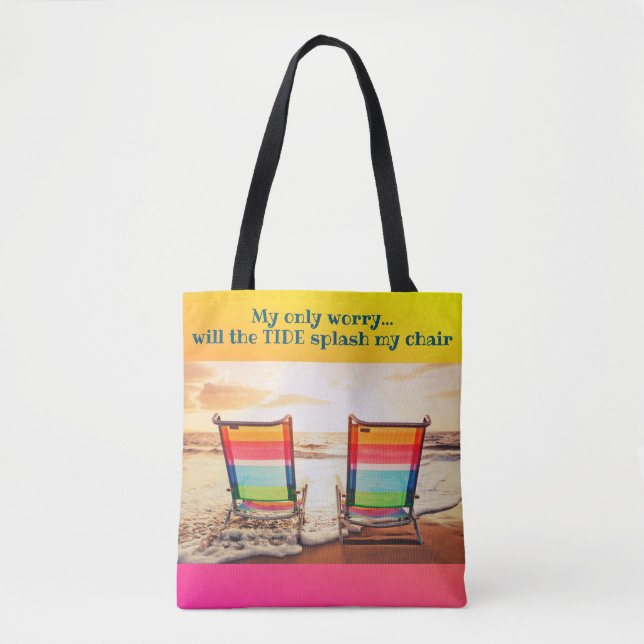 Will the Tide splash my Chair Tote (Front)