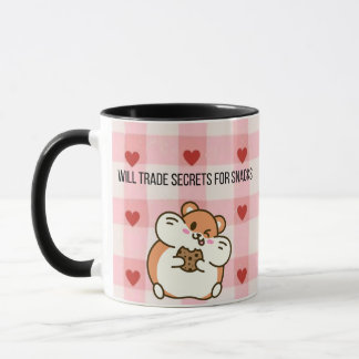 Will Trade Secrets for Snacks | Cute Animal Mug