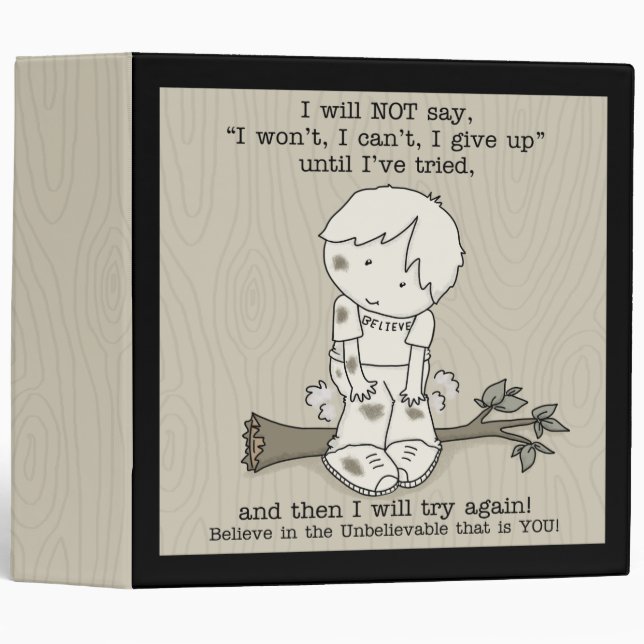 Will Try Again Binder (Front/Spine)