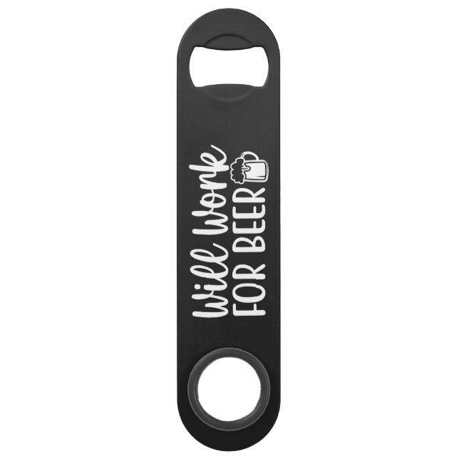 Will work for Beer Steel Bottle Opener Bar Key (Front)