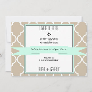 Will You Be In Our Wedding Card? Invitation