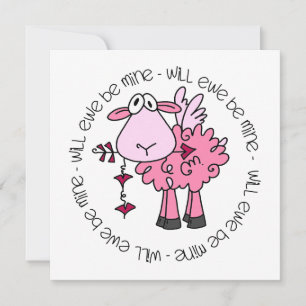 Will You Be Mine Valentine Holiday Card