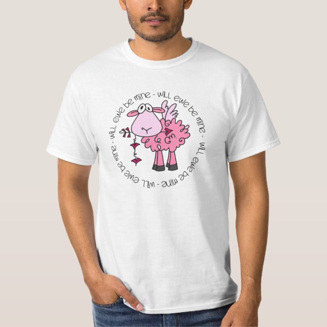 Will You Be Mine Valentine T-Shirt (Front)