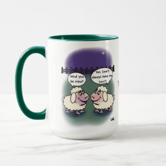 Will You Be Mine Valentine's Large Mug