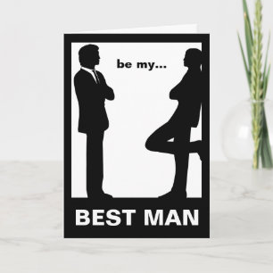 Will You Be My Best Man Greeting Card