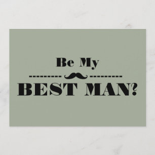 Will You Be My Best Man Invitation