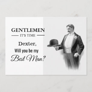 Will You be My Best Man Request Card? Invitation