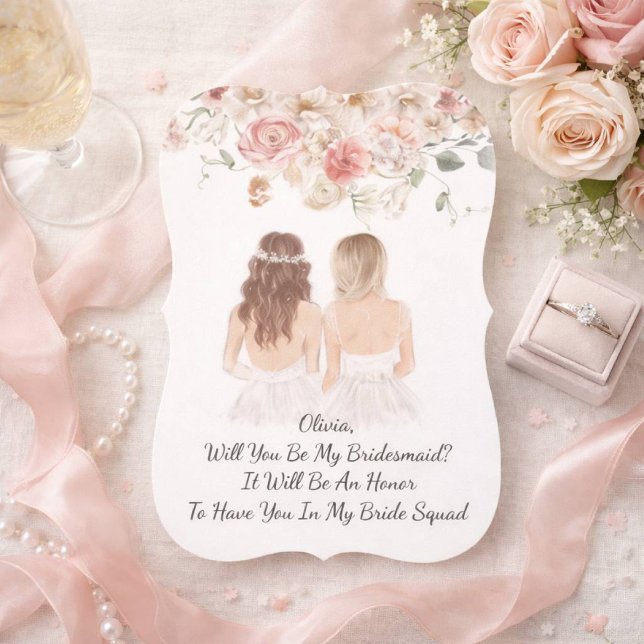 WILL YOU BE MY BRIDEMAID PROPOSAL SAVE THE DATE (Creator Uploaded)