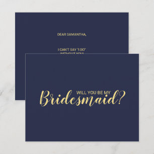 Will You Be My Bridesmaid? Bridal Party Proposal Invitation