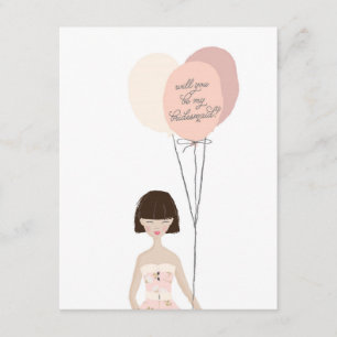 Will You Be My Bridesmaid? Bridesmaid Card