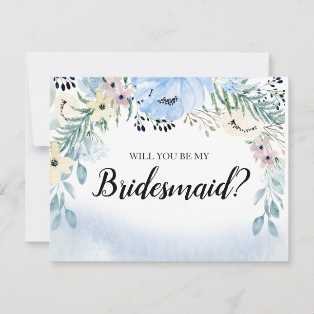 Will You Be My Bridesmaid | Bridesmaid Card (Front)