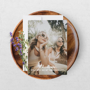 Will You Be My Bridesmaid Bridesmaid Proposal Card