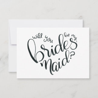 Will You Be My Bridesmaid? - Bridesmaid Proposal RSVP Card