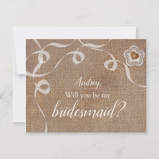 Will You Be My Bridesmaid Card (Front)