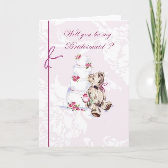 Will you be my Bridesmaid? Card (Front)