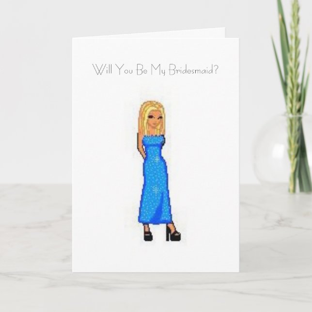 Will You Be My Bridesmaid? Card (Front)