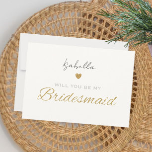 Will you be my bridesmaid card - Bridesmaid gift
