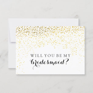 Will You Be My Bridesmaid Card - Confetti Fab