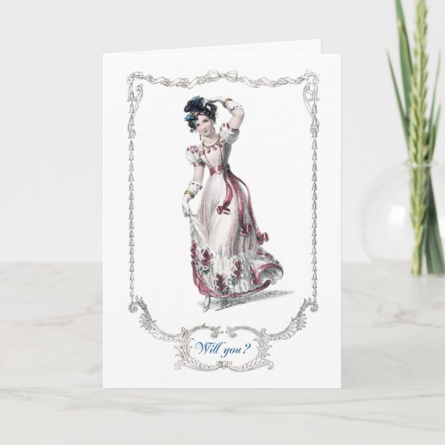 Will You Be My Bridesmaid Card Wedding Engagement (Front)