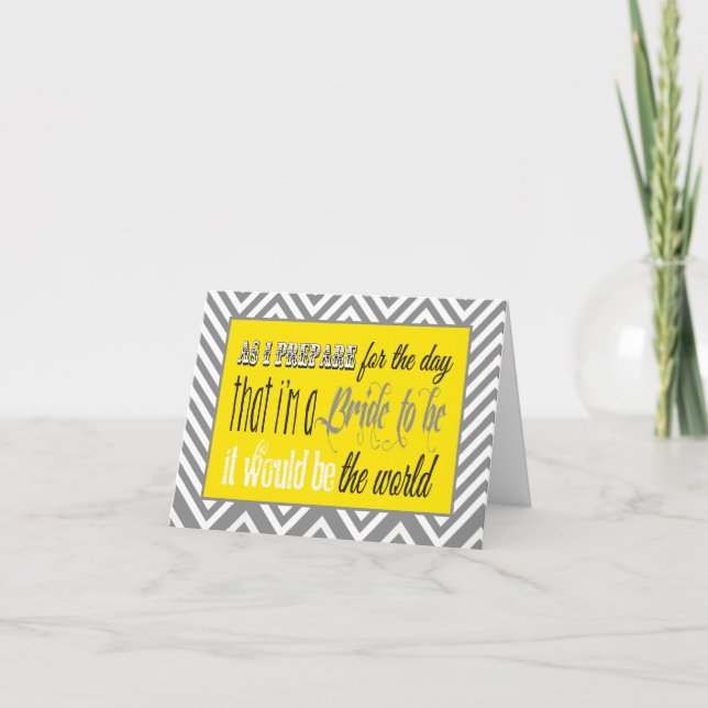 Will you be my Bridesmaid cards (Front)