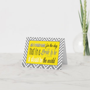 Will you be my Bridesmaid cards