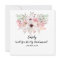 Will You Be My Bridesmaid? Chic Floral Card